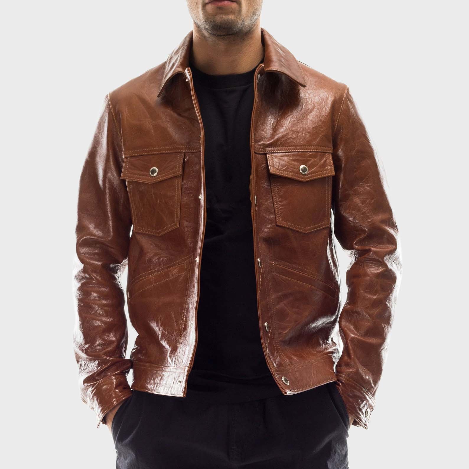 Heritage Frontier Leather Safari Jacket
