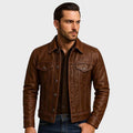 Midnight Expedition Leather Safari Jacket