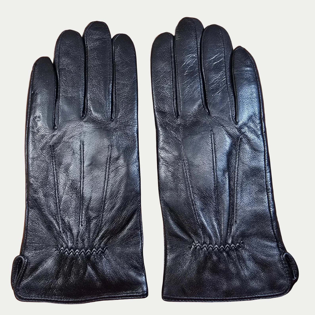 Executive Obsidian Sheepskin Leather Dress Gloves