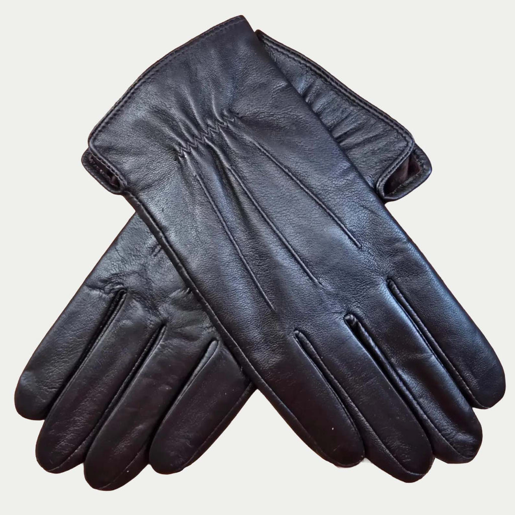 Executive Chocolate Sheepskin Dress Gloves