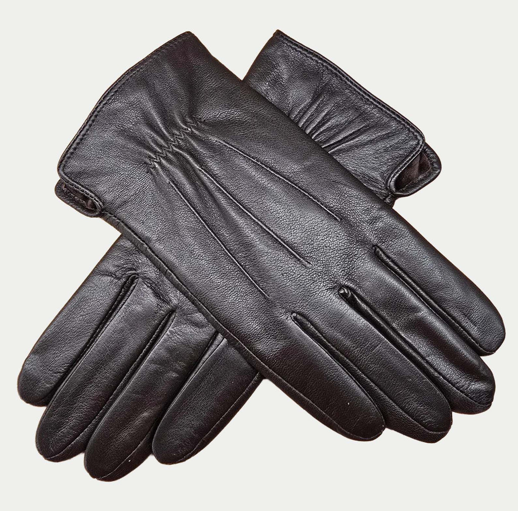 Executive Chocolate Sheepskin Dress Gloves