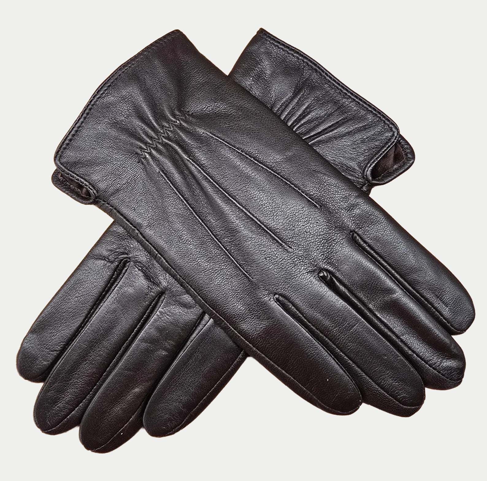 Executive Chocolate Sheepskin Dress Gloves