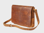 Classic Heritage Leather Messenger Bag
