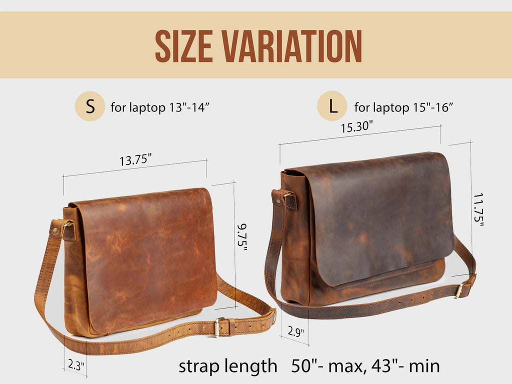 Classic Heritage Leather Messenger Bag