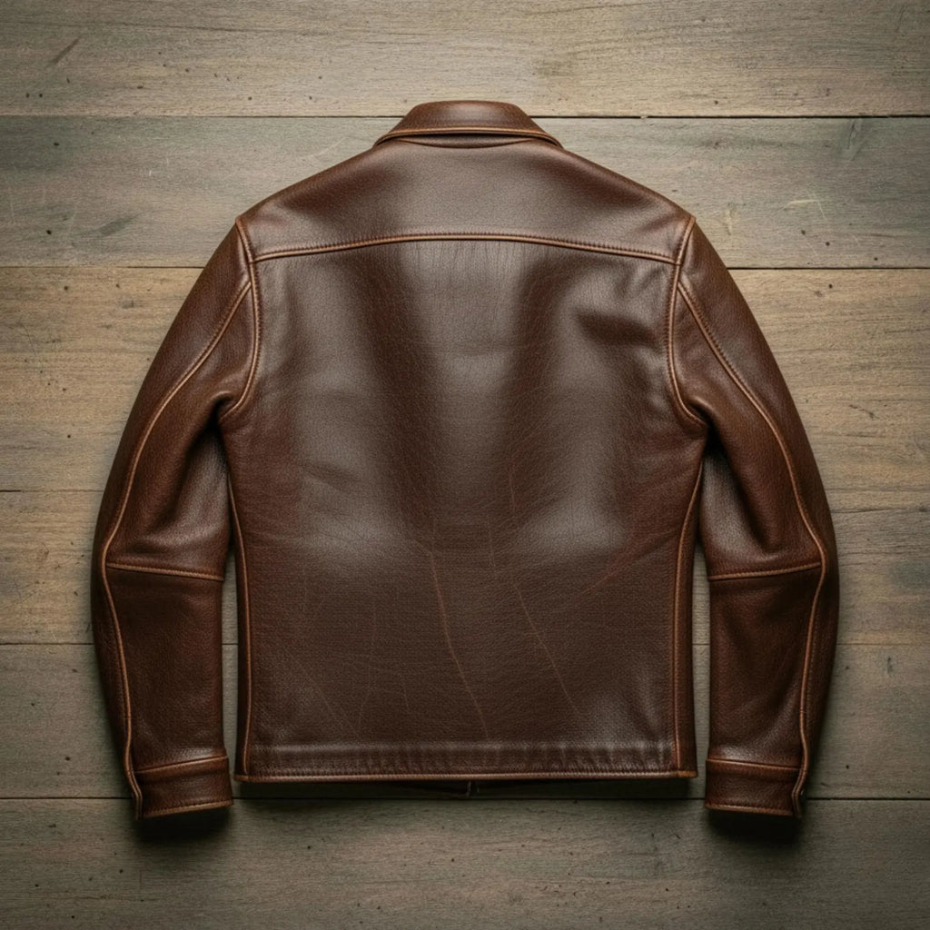 Vintage Iron Rider Leather Jacket