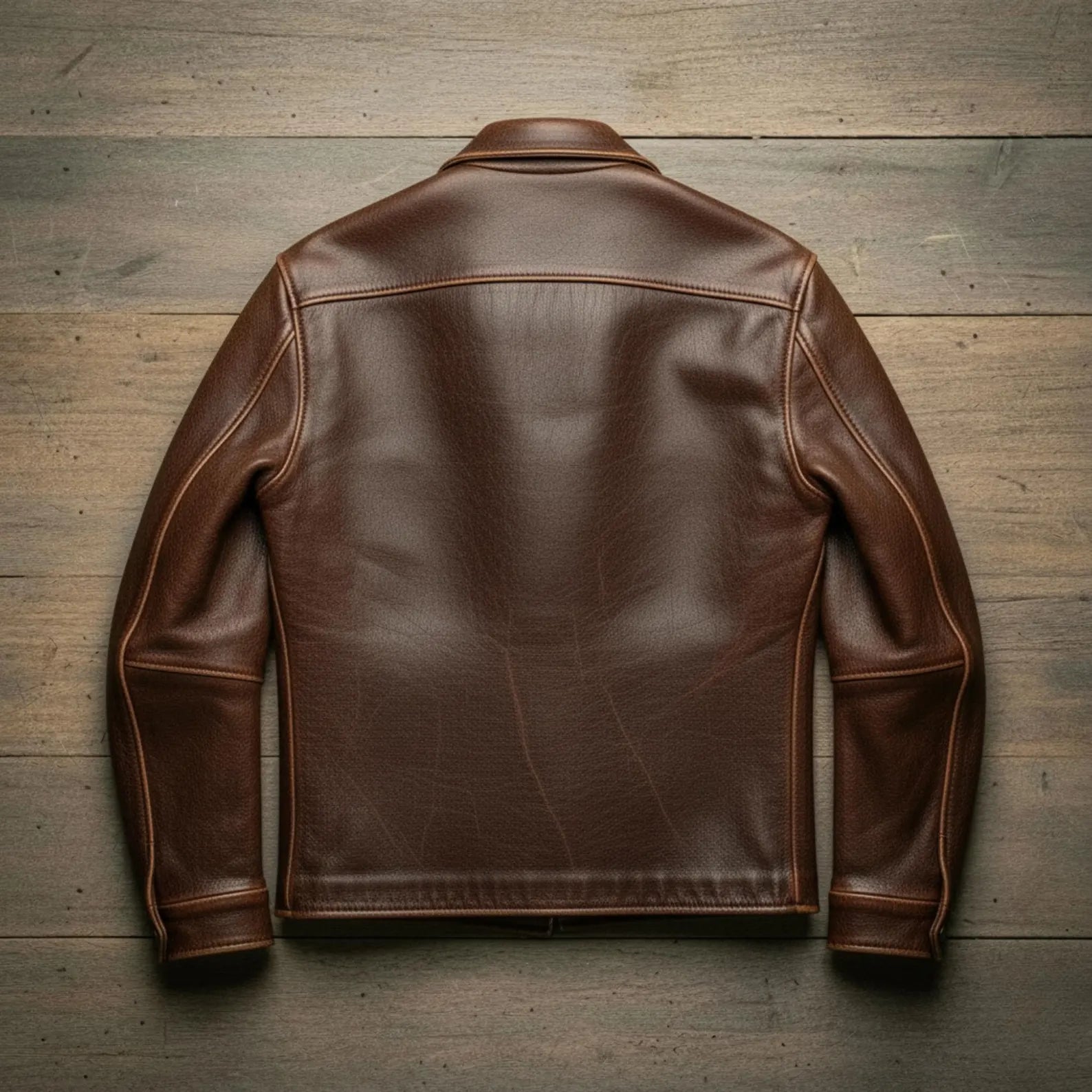 Vintage Iron Rider Leather Jacket