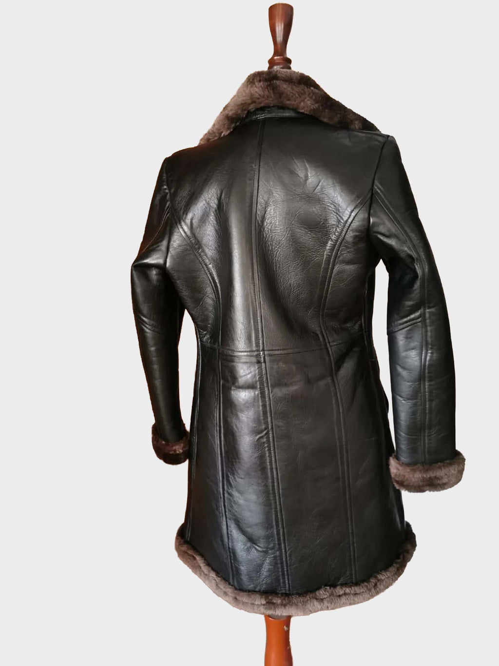 Women’s Heritage Cognac Slim-Fit Lambskin Leather Jacket