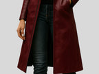 Women’s Sleek Black Slim-Fit Minimalist Leather Jacket